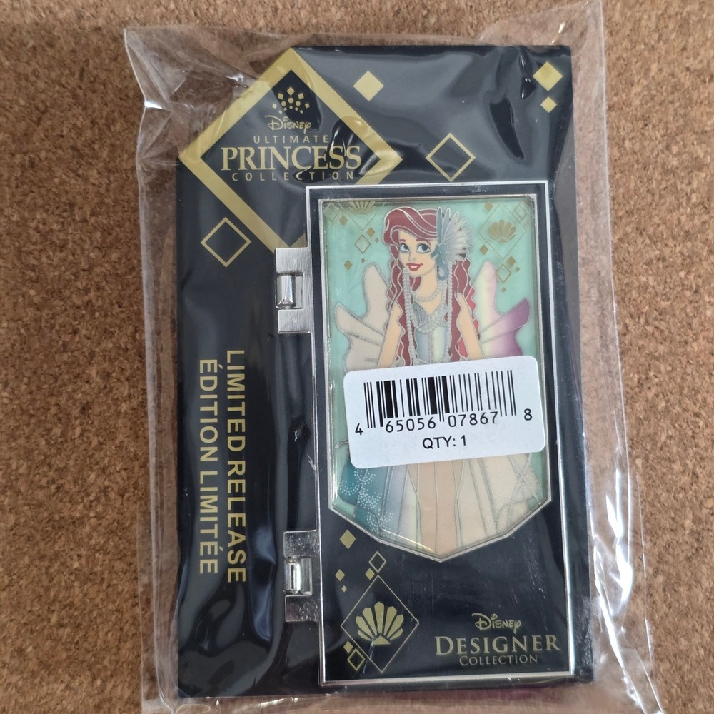 Disney Ultimate Princess Collection Ariel Designer Enamel Pin Limited Release
